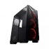 Gabinete Evotec Keops con Ventana, Full-Tower, ATX, USB 3.2, sin Fuente. Negro/Rojo  1