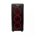 Gabinete Evotec Keops con Ventana, Full-Tower, ATX, USB 3.2, sin Fuente. Negro/Rojo  2