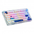 Teclado Gamer Game Factor KBG800 RGB 60%, Teclado Mecánico, Switch Gray, Inalámbrico, Blanco (Español)  6