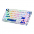 Teclado Gamer Game Factor KBG800 RGB 60%, Teclado Mecánico, Switch Gray, Inalámbrico, Blanco (Español)  7