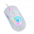 Mouse Gamer Game Factor Óptico MOG530, Alámbrico, USB, 12.000DPI, Blanco  2