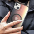 Gear4 Funda Milan Snap con MagSafe para iPhone 14 Plus, Remolino Negro  11