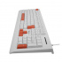 Teclado Getttech GGK-ESMWR-02-WH, Alámbrico, USB, Blanco (Español)  2