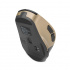 Mouse Ergonómico Getttech Wireless 6D Office, Inalámbrico, Bluetooth, USB, 7200DPI, Negro/Oro  2