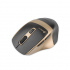 Mouse Ergonómico Getttech Wireless 6D Office, Inalámbrico, Bluetooth, USB, 7200DPI, Negro/Oro  4