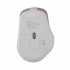 Mouse Ergonómico Getttech Wireless 6D Office, Inalámbrico, Bluetooth, USB, 7200DPI, Rosa/Blanco  2