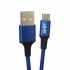 Ghia Cable USB A Macho - Micro USB A Macho, 1 Metro, Azul  1