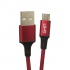 Ghia Cable USB A Macho - Micro-USB A Macho, 1 Metro, Rojo  1