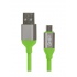 Ghia Cable USB A Macho - Micro-USB A Macho, 1 Metro, Verde  1