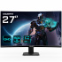 Monitor Gamer Curvo Gigabyte GS27QC LCD 27", Quad HD, FreeSync, 165Hz, HDMI/DisplayPort, Negro   1