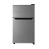 Hisense Refrigerador RT33D6AAE, 3.3 Pies Cúbicos, Plata ― Daños mayores pero funcional - Golpes en esquinas superiores.  1
