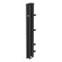 Hoffman Organizador Vertical CableTek de Cables para Rack, 45U, Negro  1