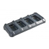 Intermec Cargador de 4 Baterías 871-230-101, Negro, para Intermec CK65, CK3, AC20, EDA60K  1