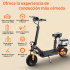 Honey Whale Scooter H3, Hasta 55km/h, 1000W, máx. 120kg, Negro/Naranja  2