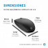 Mouse HP Óptico 235 Slim, Inalámbrico, RF Inalámbrico, 1600 DPI, USB A, Negro  12