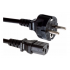 Aruba Cable de Poder C12 Hembra - CEE7/7 Hembra, 1.8 Metros, Negro  1