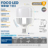iGoto Foco LED T180, Luz Blanco Frío, Base E40, 100W, 9000 Lúmenes, Blanco  3