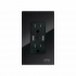 iGoto Smart Plug SH1204 de Montaje en Pared WiFi, 2 Conectores, 10A, Negro  1