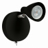 Illux Lámpara LED para Techo TR-2401.N, Interiores, 50W, Base GU10, Negro, para Casa - No Incluye Foco  1
