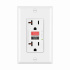 Innlite Tomacorriente APL-002, 2 Enchufes, 102 - 132V, 20A, Blanco  1