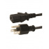 Kapton Cable de Poder Interlock, 1.8 Metros, Negro  1