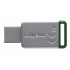Memoria USB Kingston DataTraveler 50, 16GB, USB 3.0, Plata/Verde  3