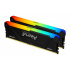 Kit Memoria RAM Kingston FURY Beast RGB DDR4, 3200MHz, 32GB (2 x 16GB), Non-ECC, CL16 ― Daños menores / estéticos - Ligero raspón en una de las esquinas  1