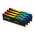 Kit Memoria RAM Kingston FURY Beast RGB DDR5, 5200MHz, 128GB (4 x 32GB), Non-ECC, CL40, XMP  1