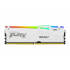 Memoria RAM Kingston FURY Beast RGB DDR5, 5600MHz, 16GB, Non-ECC, CL36, AMD EXPO, Blanco  2