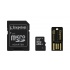 Kingston 8GB Multi Kit / Mobility Kit Clase 4, incl. Tarjeta microSDHC con Adaptadores SD y USB  1