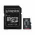 Memoria Flash Kingston Industrial. 16GB MicroSDHC UHS-I Clase 10, con Adaptador  1