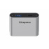 Kingston Lector de Memoria Workflow, Micro SDHC/SDXC, USB 3.0 Negro/Plata para Workflow Station  1