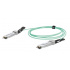 LinkedPRO Cable Fibra Óptica OM4 QSFP28 Macho - QSFP28 Macho, 1 Metro, Verde  1