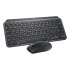 Kit de Teclado y Mouse Logitech MX Keys, Inalámbrico, Bluetooth, Grafito (Español)  1