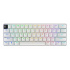 Teclado Gamer Logitech PRO X 60 RGB 60%, Teclado Mecánico, Switch GX Brown, Inalámbrico, Blanco (Inglés)  1