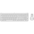 Kit de Teclado y Mouse Logitech Signature Slim Combo MK950, Inalámbrico, USB, Blanco (Español)  1