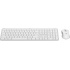 Kit de Teclado y Mouse Logitech Signature Slim Combo MK950, Inalámbrico, USB, Blanco (Español)  2