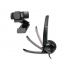 Logitech Webcam HD Pro C920s con Micrófono, Full HD, 1920 x 1080 Pixeles, USB 2.0, Negro ― incluye Audífonos Logitech H390  1