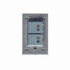 Lucek Placa con Apagador BP02-KN, 2 Interruptores, 127 - 250V, 16A, Negro Mate  3
