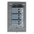 Lucek Placa con Apagador BP03/3-CCB, 3 Interruptores, 127 - 250V, 16A, Cristal Blanco Blanco  3