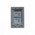 Lucek Placa con Apagador BP09-M/P, 2 Interruptores de Escalera, 127-250V, 16A, Gris Plata  3