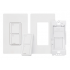 Lutron Kit Tapa para Pared, 1 Puerto, Blanco, incluye Apagador de Pared PD-5ANS-WH, Control Remeto Inalámbrico PJ2-2B-GWH-L01 y Adaptador de Pared  1