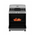 Mabe Estufa y Horno de Gas 30" EM7654BFIS3, 6 Quemadores, Plata/Negro  3