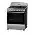 Mabe Estufa y Horno de Gas 30" EM7654BFIS3, 6 Quemadores, Plata/Negro  2