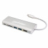 Manhattan Hub USB 3.1 Macho - 2x USB A, 1x UBS C, 1x HDMI Hembra, 40000 Mbit/s, Plata  2