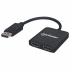 Manhattan Divisor de Video DisplayPort Macho - 2x HDMI Hembra, Negro  1