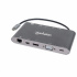 Manhattan Docking Station 152808 USB C, 3x USB 3.0, 1x USB C, 1x HDMI 1x VGA, Plata  1