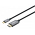 Manhattan Cable HDMI-A Macho - USB-C Macho, 4K, 60Hz, 1 Metro, Negro/Gris  1