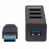 Manhattan Hub USB A 3.0 de 4 Puertos, 5000 Mbit/s, Negro  3