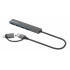 Manhattan Hub USB C/A - 4x USB A 3.2, Gris  1